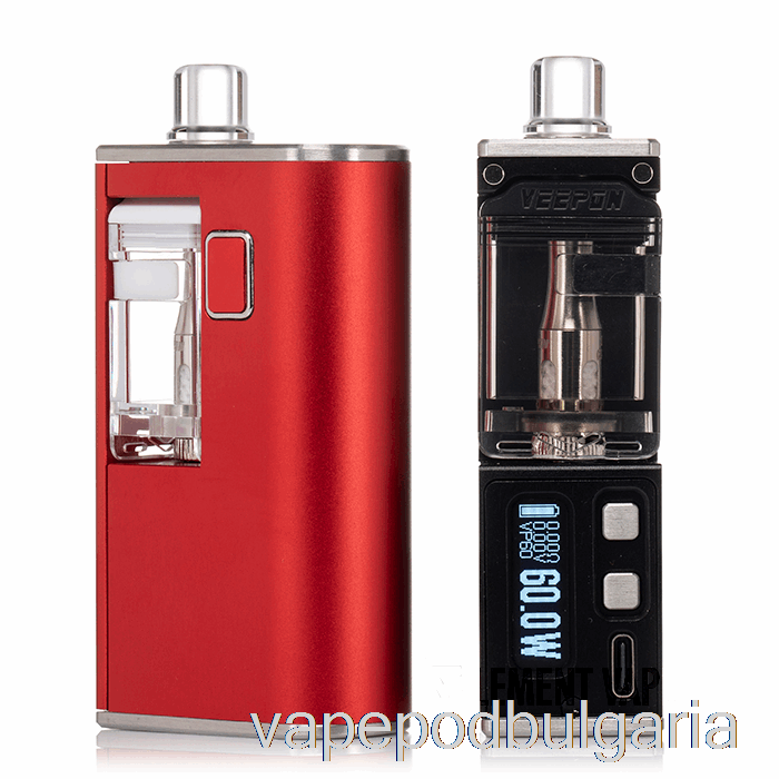 Vape Технически характеристики Veepon Tita X Aio 60w 21700 Boro Kit Alloy Purple